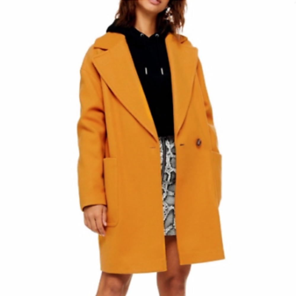 ❌SOLD❌Topshop Carly jacket slouchy yellow coat